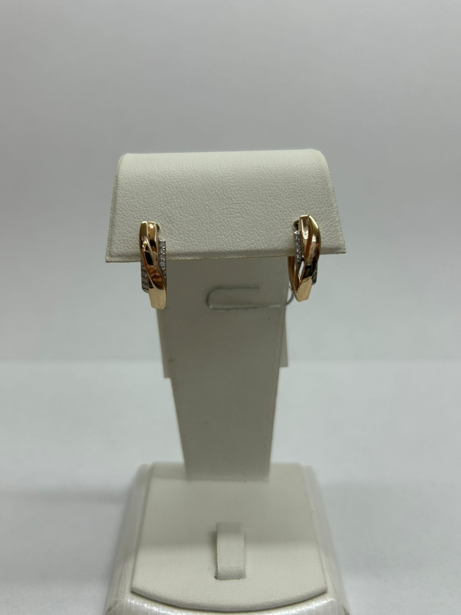 СЕРЬГИ С КАМНЯМИ (Au 585)