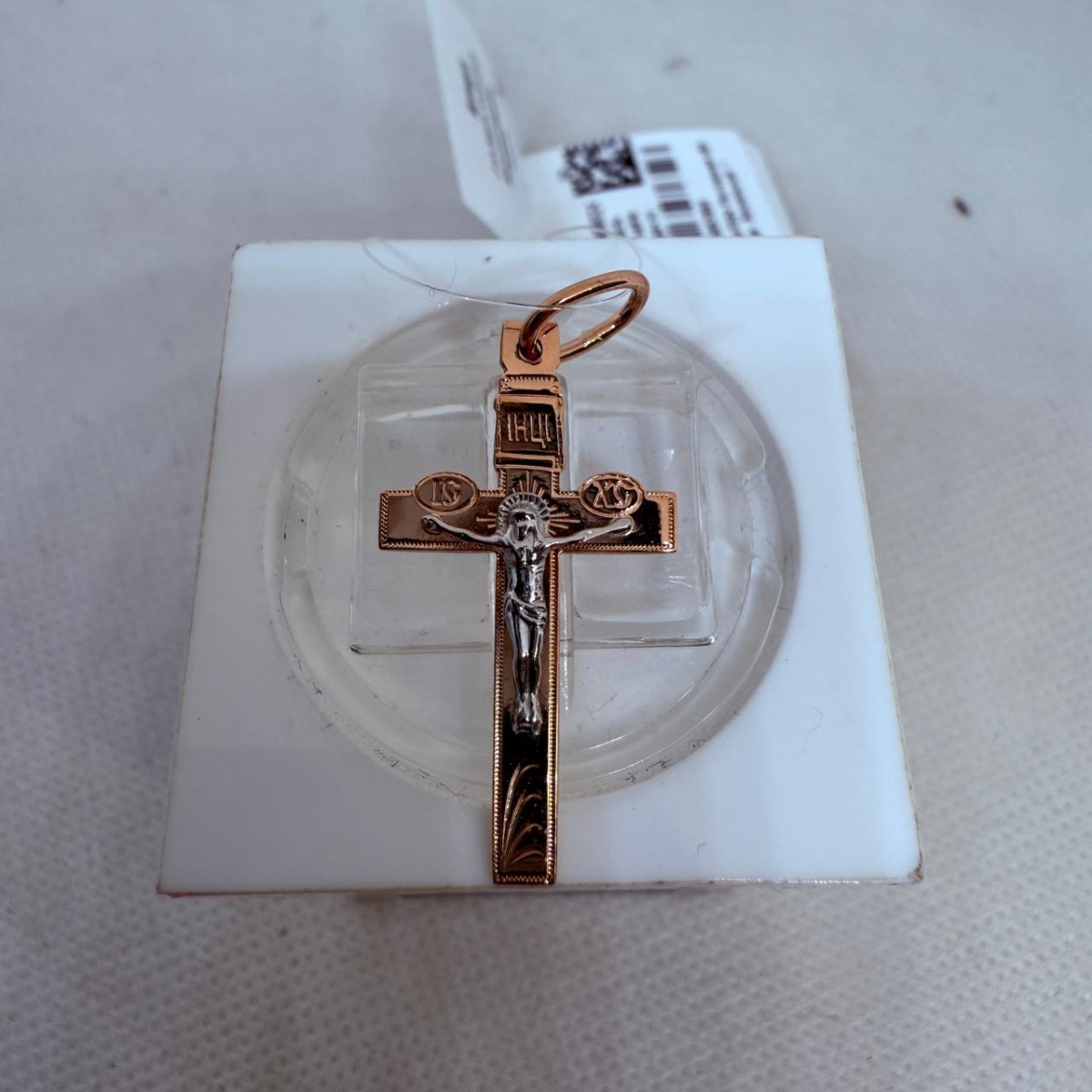 ПОДВЕСКА КРЕСТ без камня (Au 585)