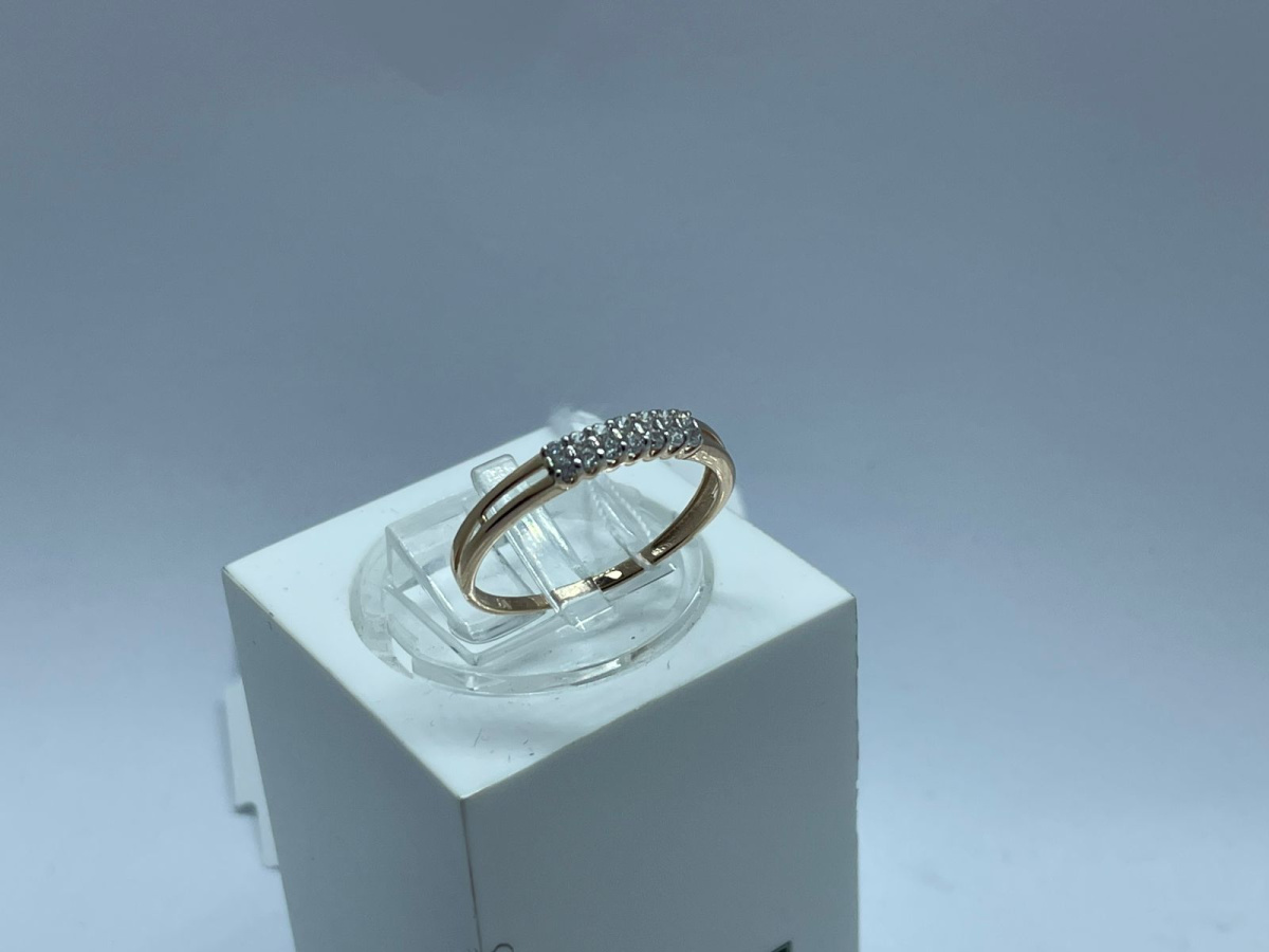 КОЛЬЦО С КАМНЯМИ (Au 585)