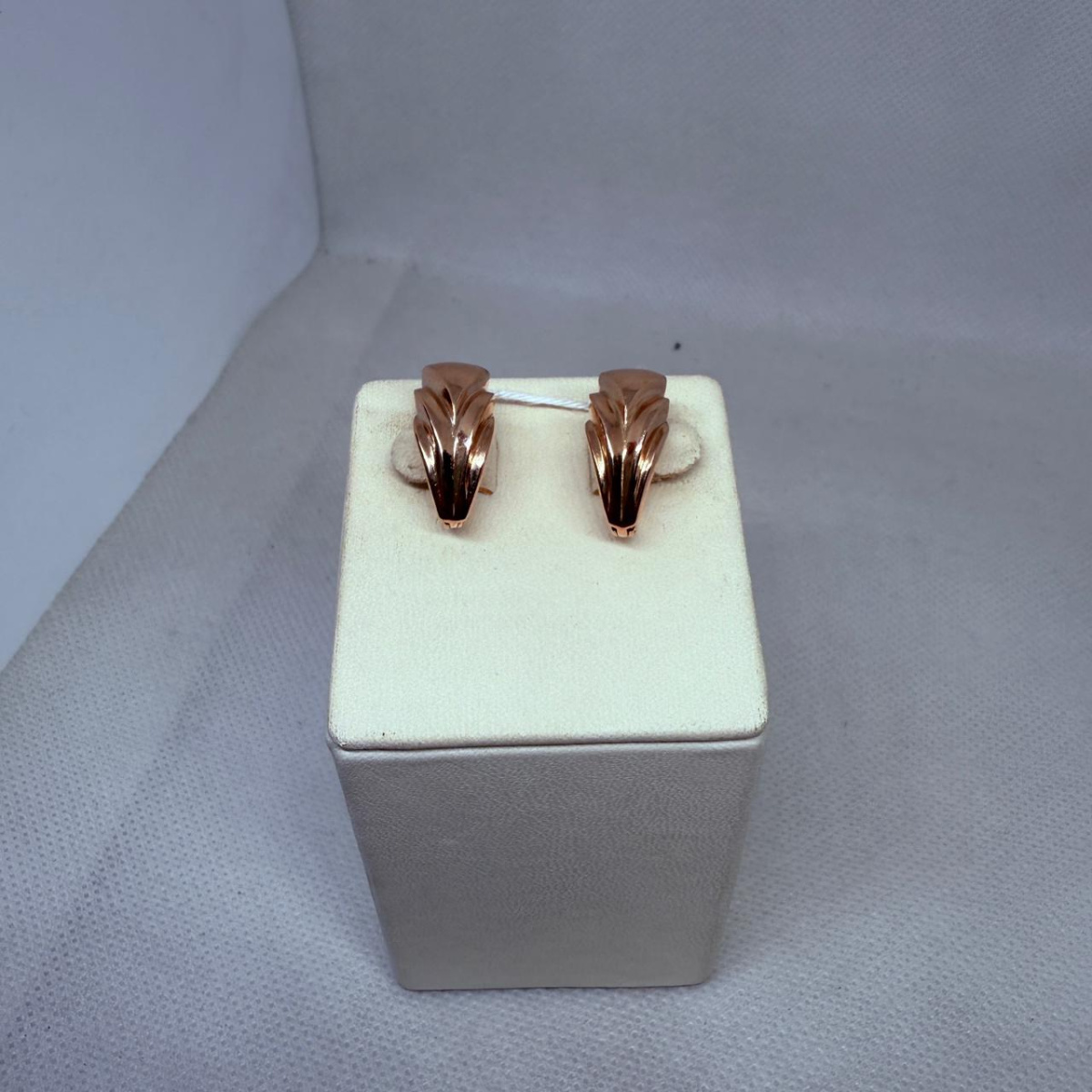 СБКМ585 СЕРЬГИ БЕЗ КАМНЯ (Au 585)