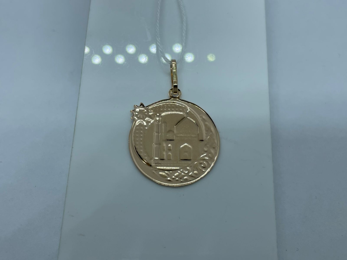 ПОДВЕСКА МЕЧЕТЬ БЕЗ КАМНЯ (Au 585)