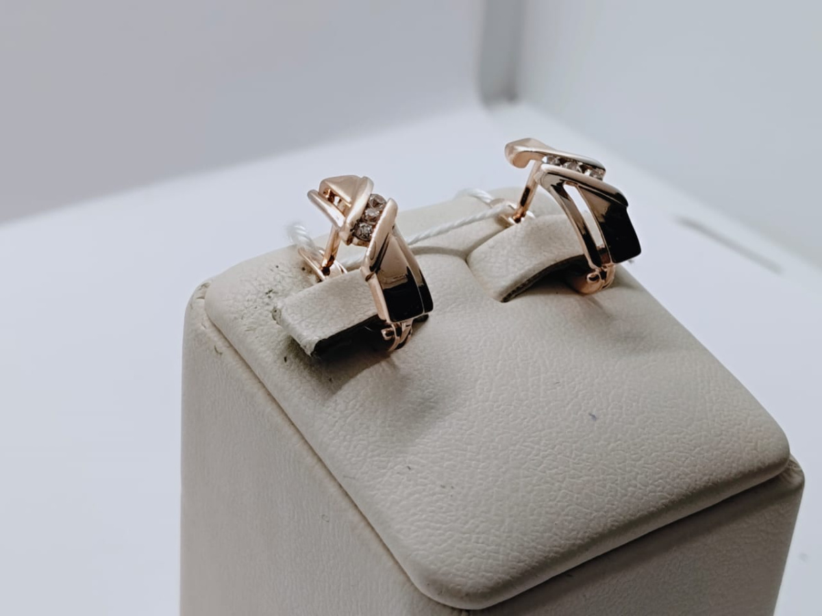 СЕРЬГИ С КАМНЯМИ (Au 585)