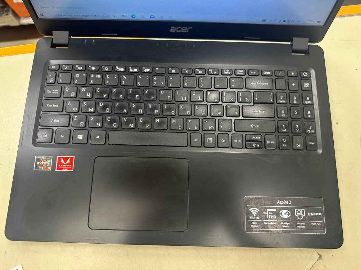 Ноутбук Acer Acer Aspire 3; Ryzen 3 3200U, Radeon 540X Mobile, 8 Гб, 250 Гб