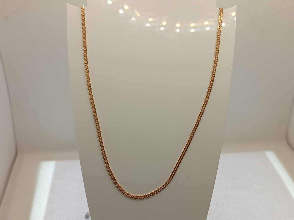 ЦЕПЬ ПОЛНОВЕСНАЯ Ромб двойной (Au 585)