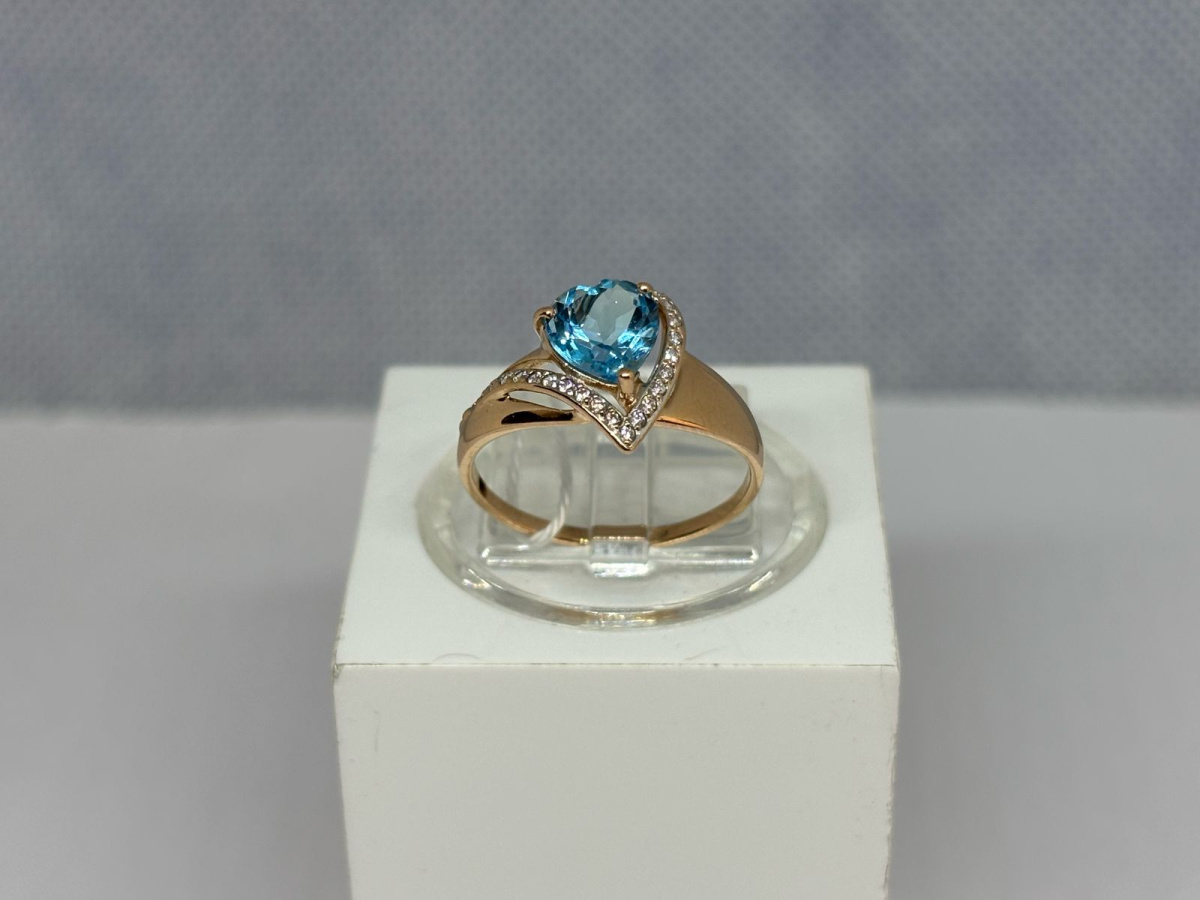 КОЛКМИ585 КОЛЬЦО С КАМНЯМИ (Au 585)