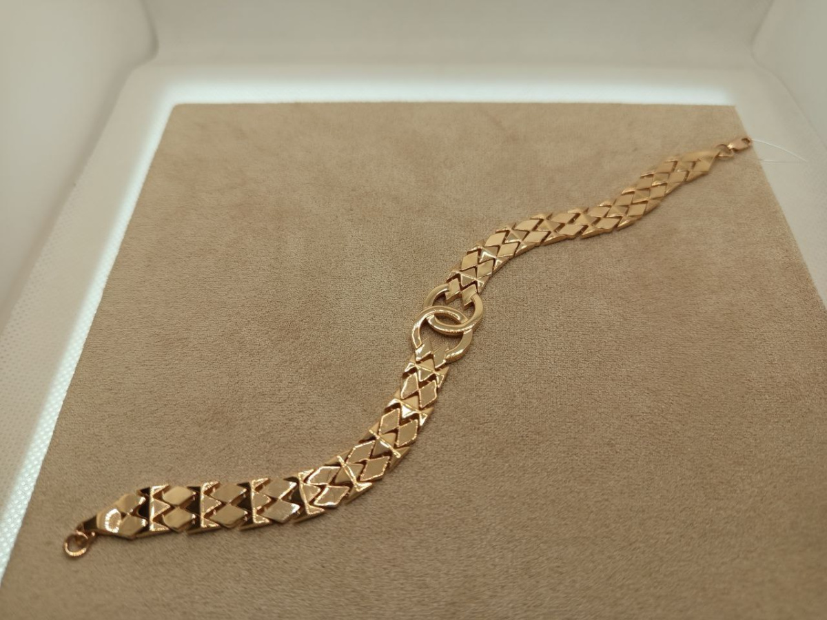 БРАСЛЕТ ФАНТАЗИЯ без камня (Au 585)