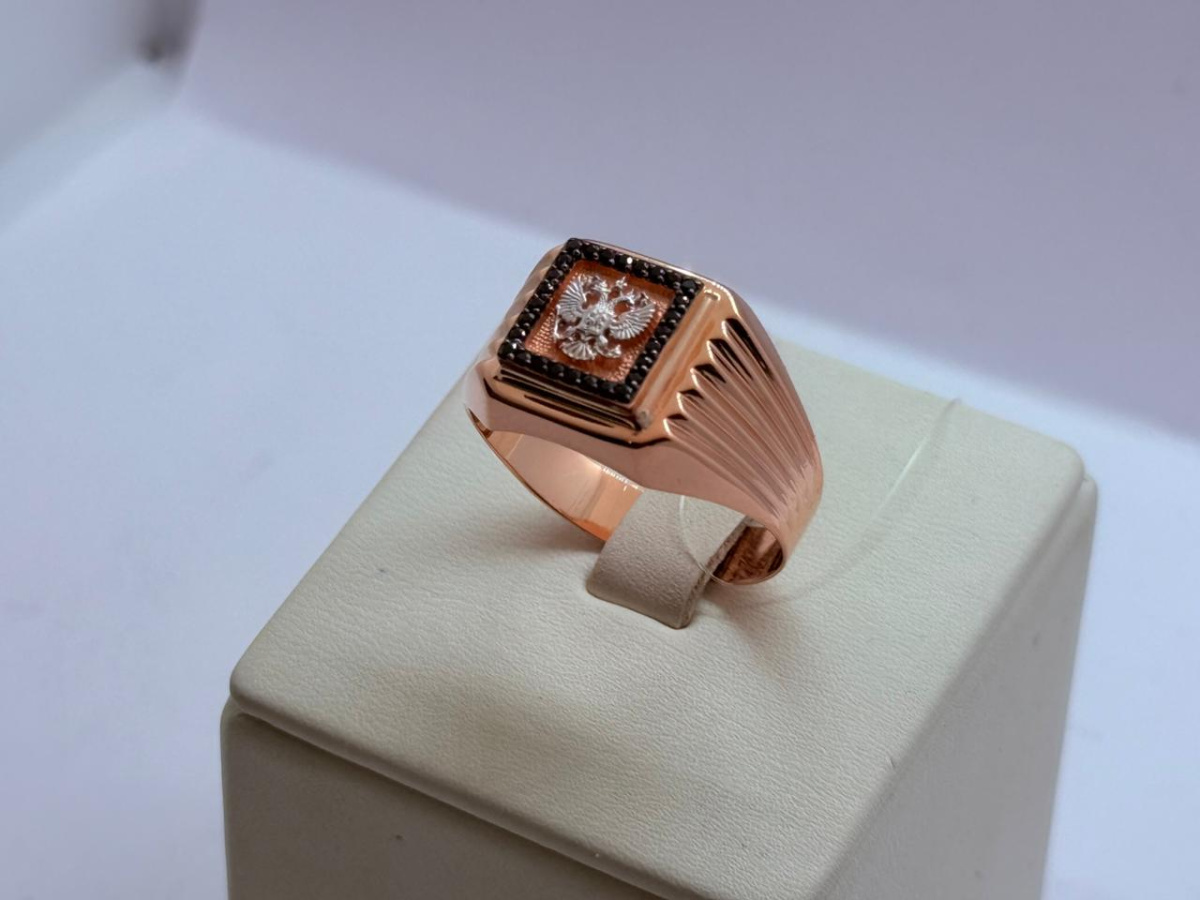 КОЛЬЦО С КАММНЯМИ (Au 585)