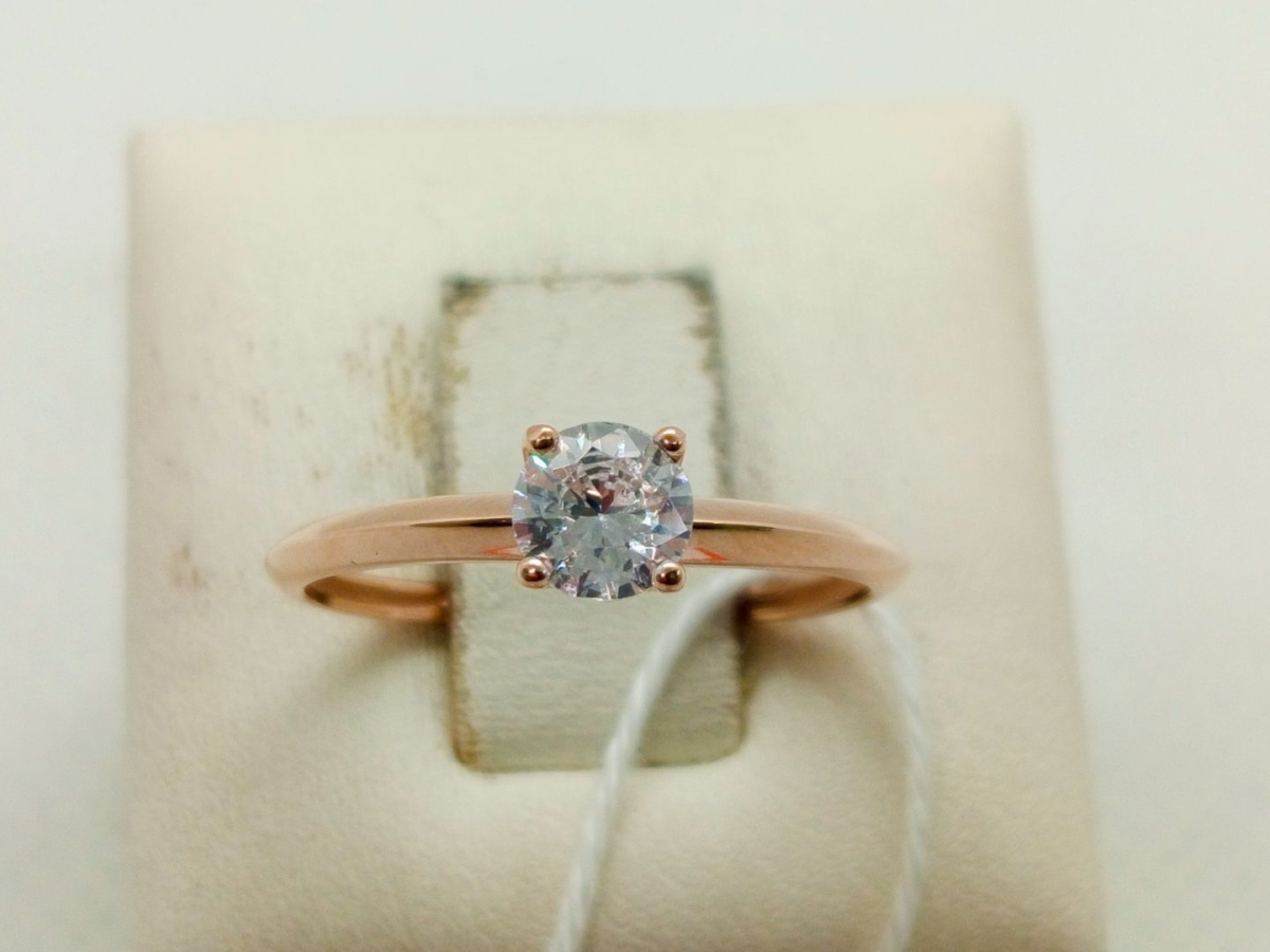 КОЛЬЦО С КАМНЕМ (Au 585)