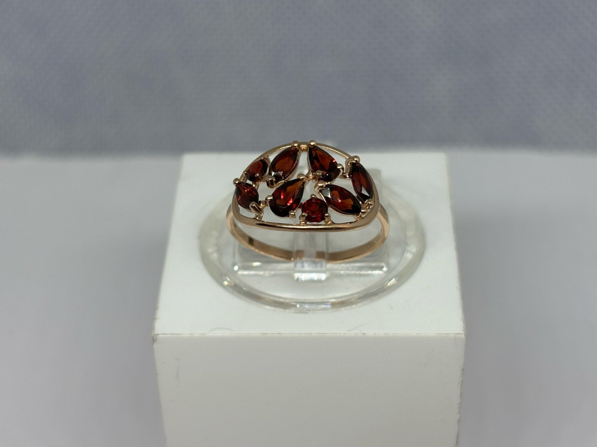 КОЛКМИ585 КОЛЬЦО С КАМНЯМИ (Au 585)