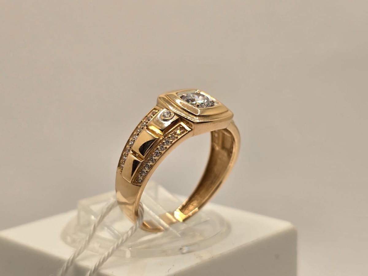 ПЕЧКМИ585 ПЕЧАТКА С КАМНЯМИ (Au 585)