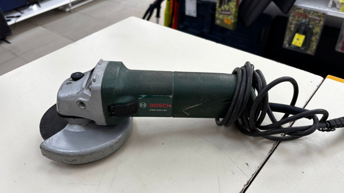 Угловая шлифмашина Bosch PWS 650-125;
