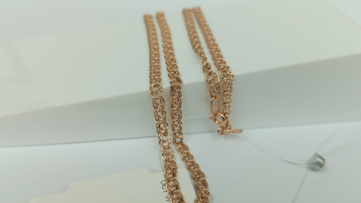 570005022 ЦЕПЬ ПУСТОТЕЛАЯ Бисмарк (Au 585) 570005022 ЦЕПЬ ПУСТОТЕЛАЯ Бисмарк (Au 585)