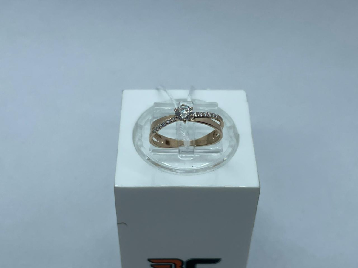 КОЛКМИ585 КОЛЬЦО С КАМНЯМИ (Au 585)