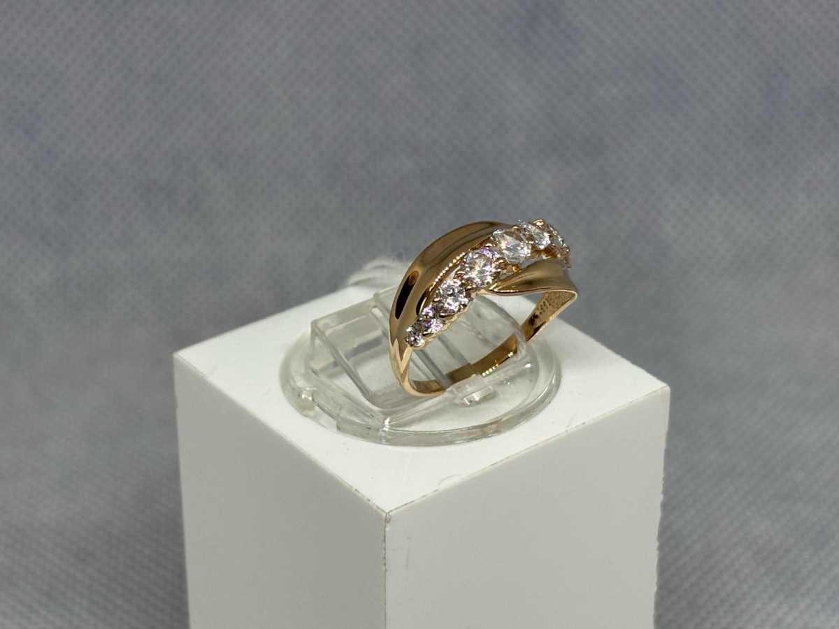 КОЛКМИ585 КОЛЬЦО С КАМНЯМИ (Au 585)