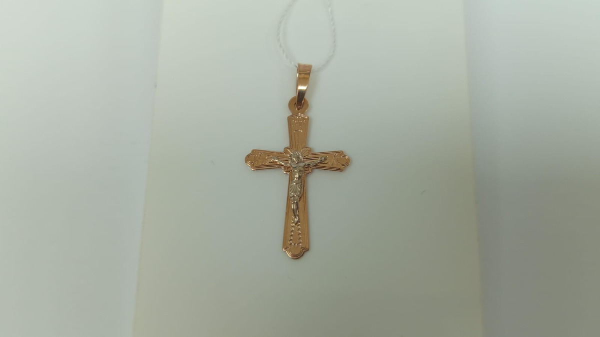 ПОДВЕСКА КРЕСТ (Au 585)