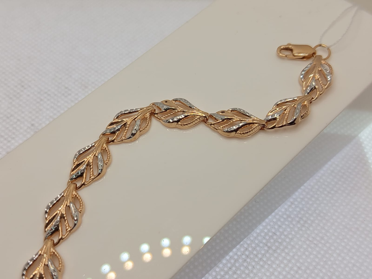 БРАСЛЕТ ФАНТАЗИЯ без камня (Au 585)