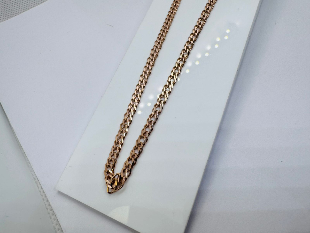 ЦЛР2585 ЦЕПЬ ПОЛНОВЕСНАЯ Ромб двойной (Au 585)