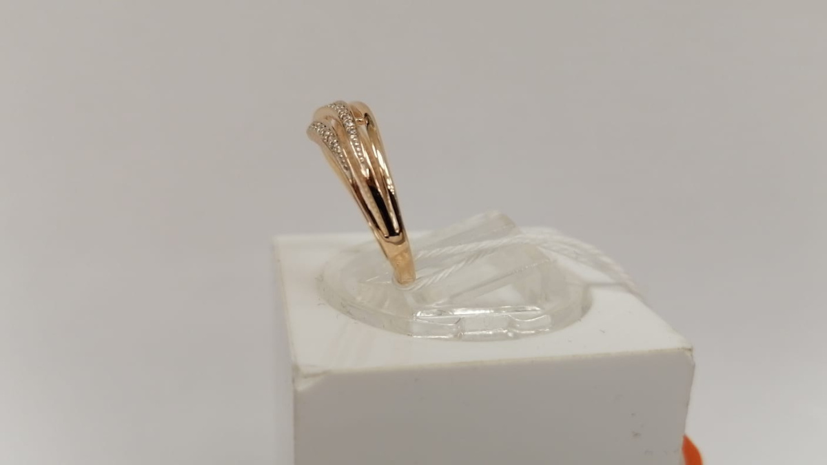 КОЛКМИ585 КОЛЬЦО С КАМНЯМИ (Au 585)