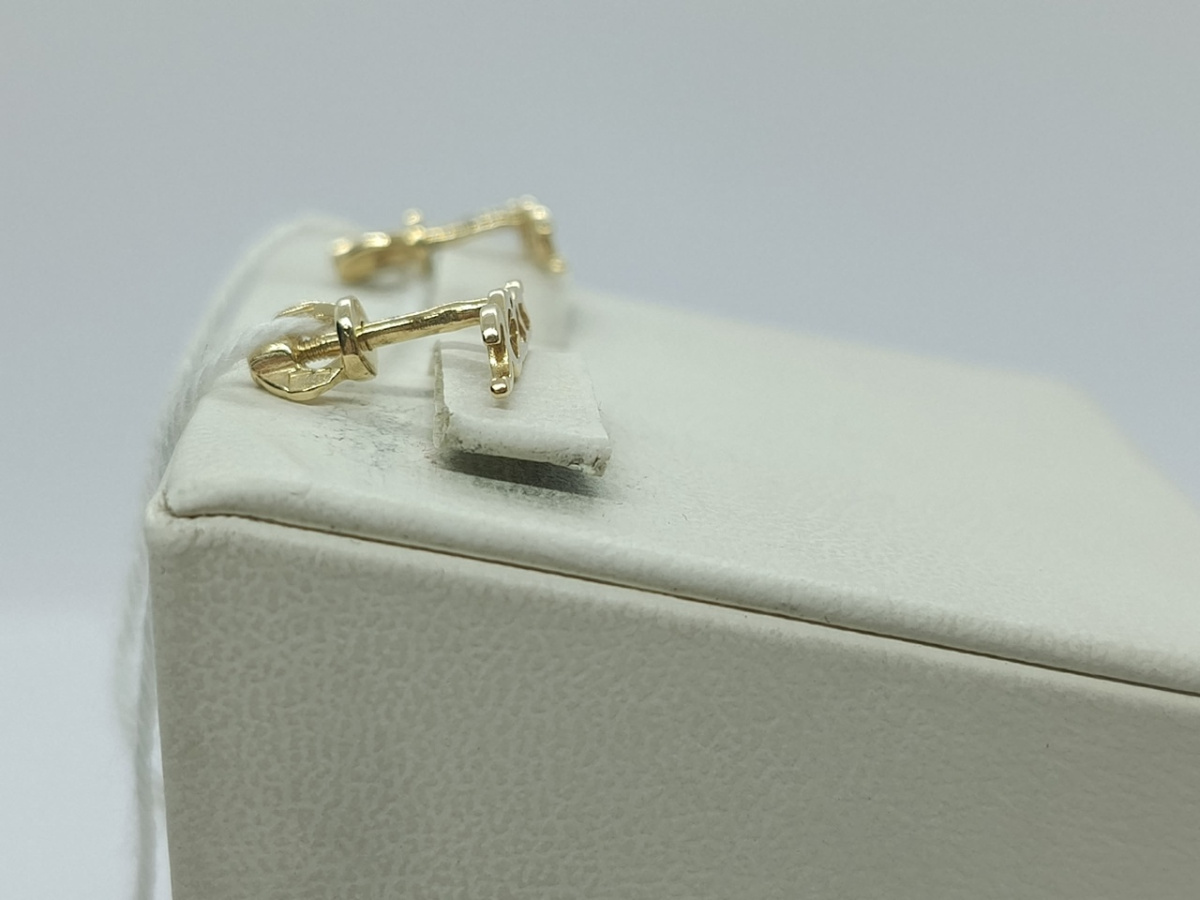 СПУС585 СЕРЬГИ ПУСЕТЫ (Au 585)