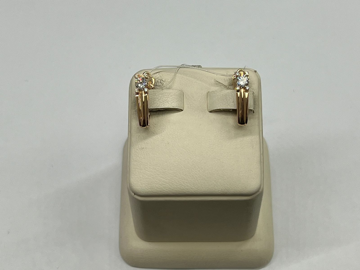 СЕРЬГИ С КАМНЯМИ (Au 585)