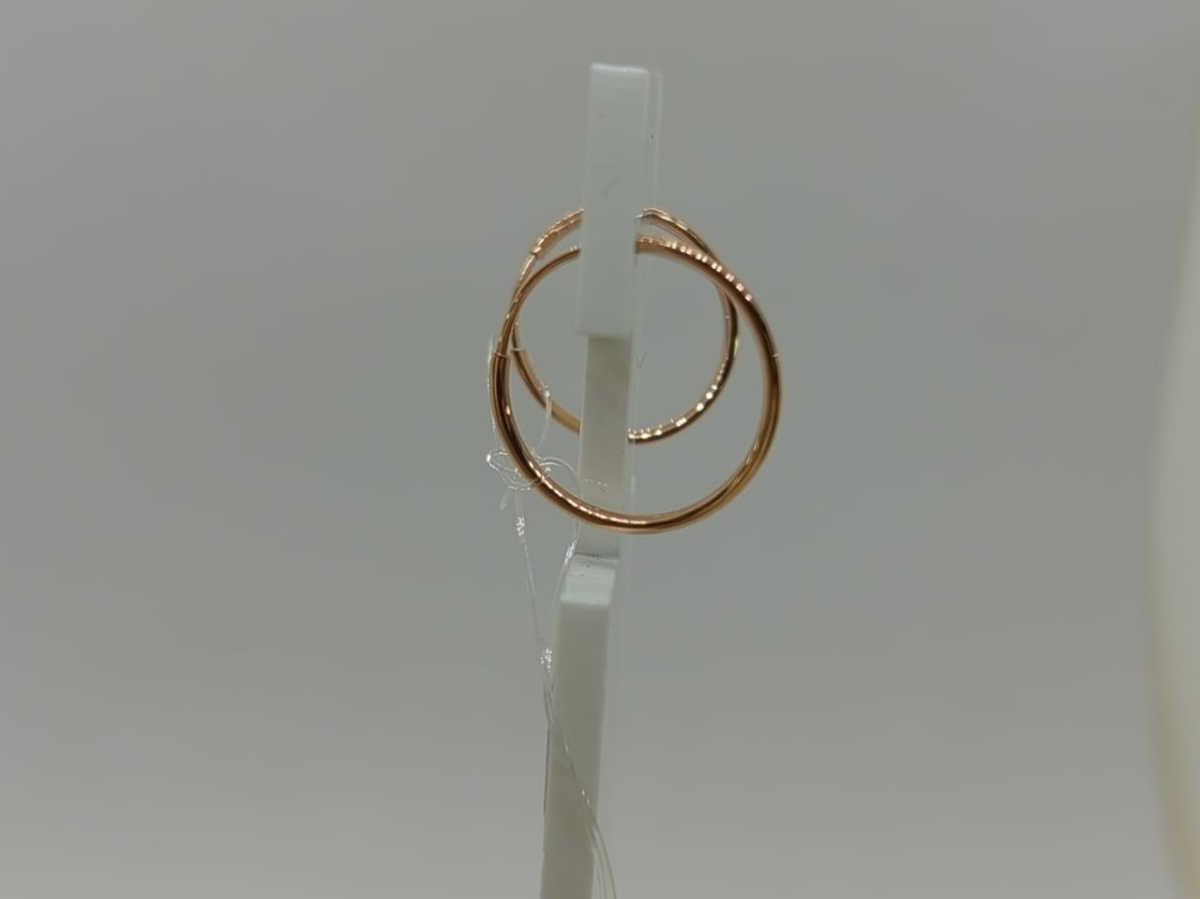 СЕРЬГИ КОНГО без камня (Au 585)