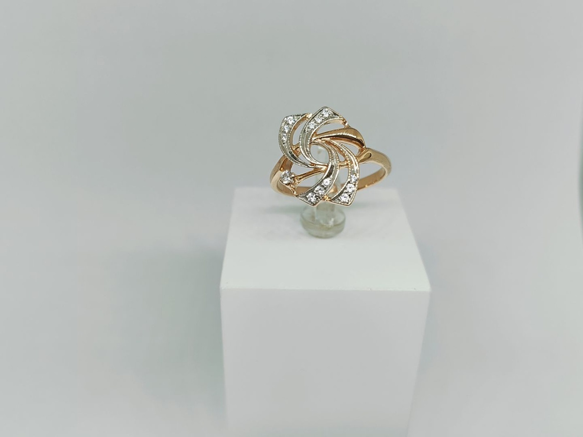 КОЛКМИ585 КОЛЬЦО С КАМНЯМИ (Au 585) КОЛКМИ585 КОЛЬЦО С КАМНЯМИ (Au 585)