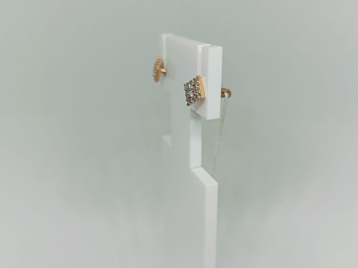 СПУС585 СЕРЬГИ ПУСЕТЫ (Au 585)