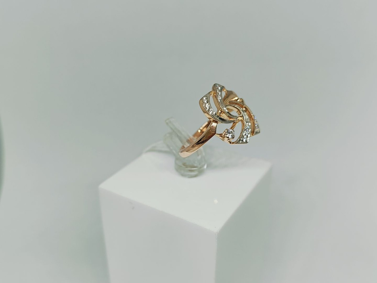 КОЛКМИ585 КОЛЬЦО С КАМНЯМИ (Au 585) КОЛКМИ585 КОЛЬЦО С КАМНЯМИ (Au 585)