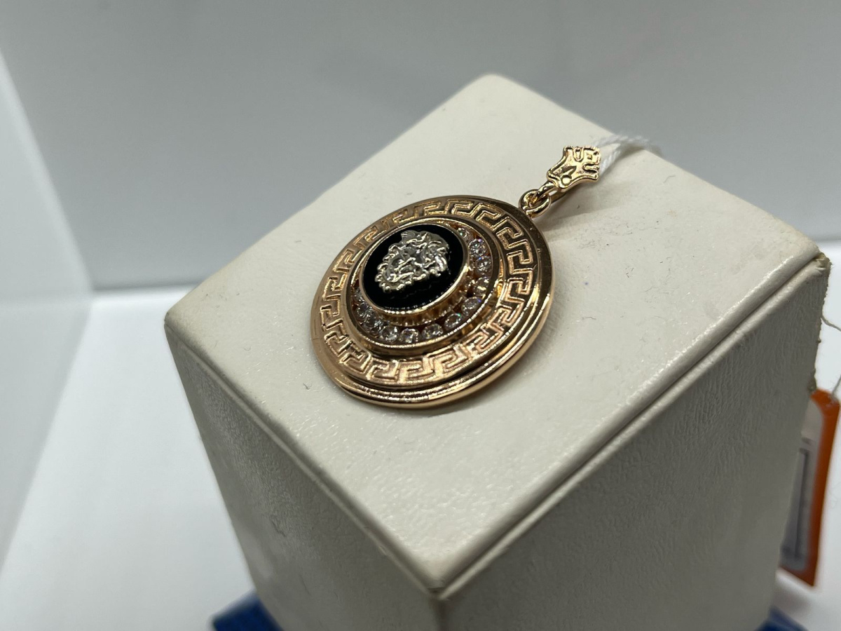 ПОДКМИ585 ПОДВЕСКА С КАМНЯМИ (Au 585)