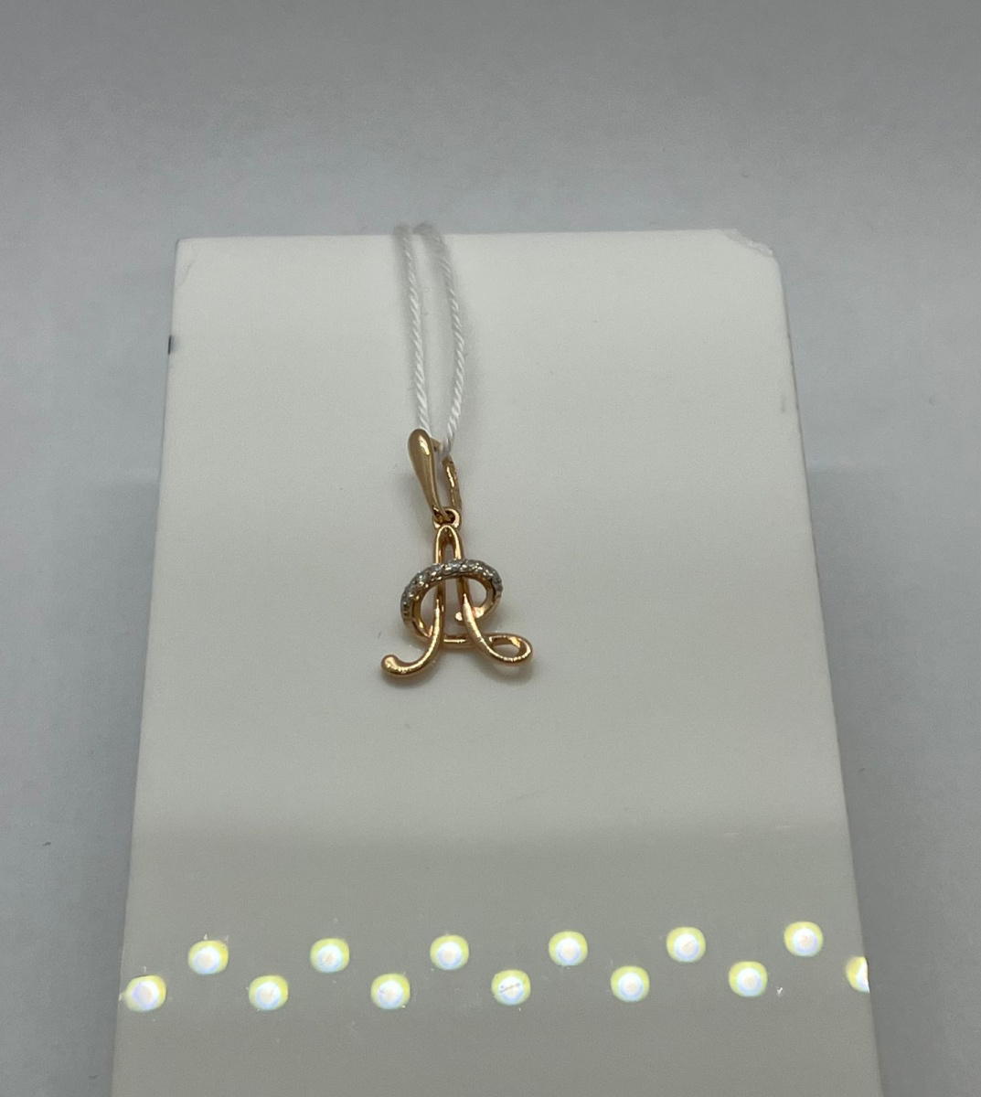 ПОДВЕСКА БУКВА А Au 585