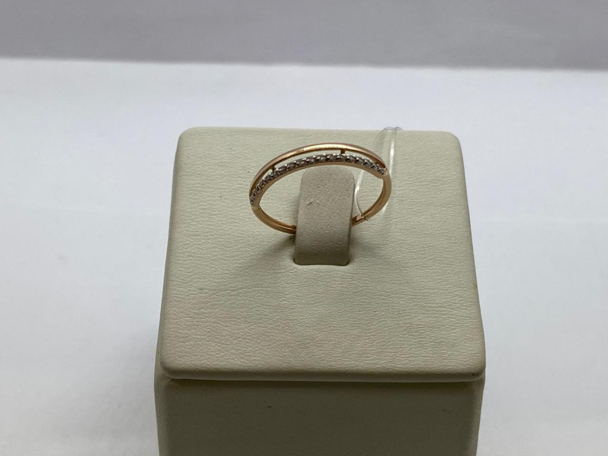 КОЛЬЦО С КАМНЯМИ (Au 585)