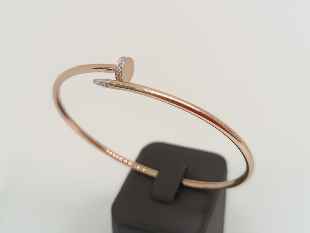 БРАСЛЕТ ЖЕСТКИЙ с камнями (Au 585)