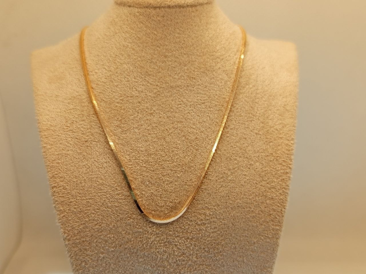 ЦЕПЬ ПОЛНОВЕСНАЯ Жгут(снейк) (Au 585)