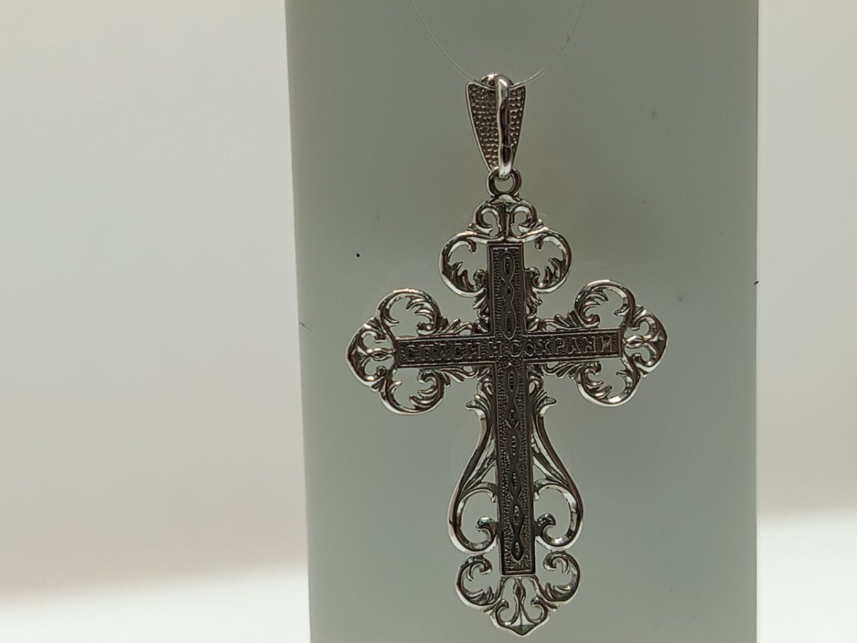 ПОДВЕСКА КРЕСТ без камня (Au 585)