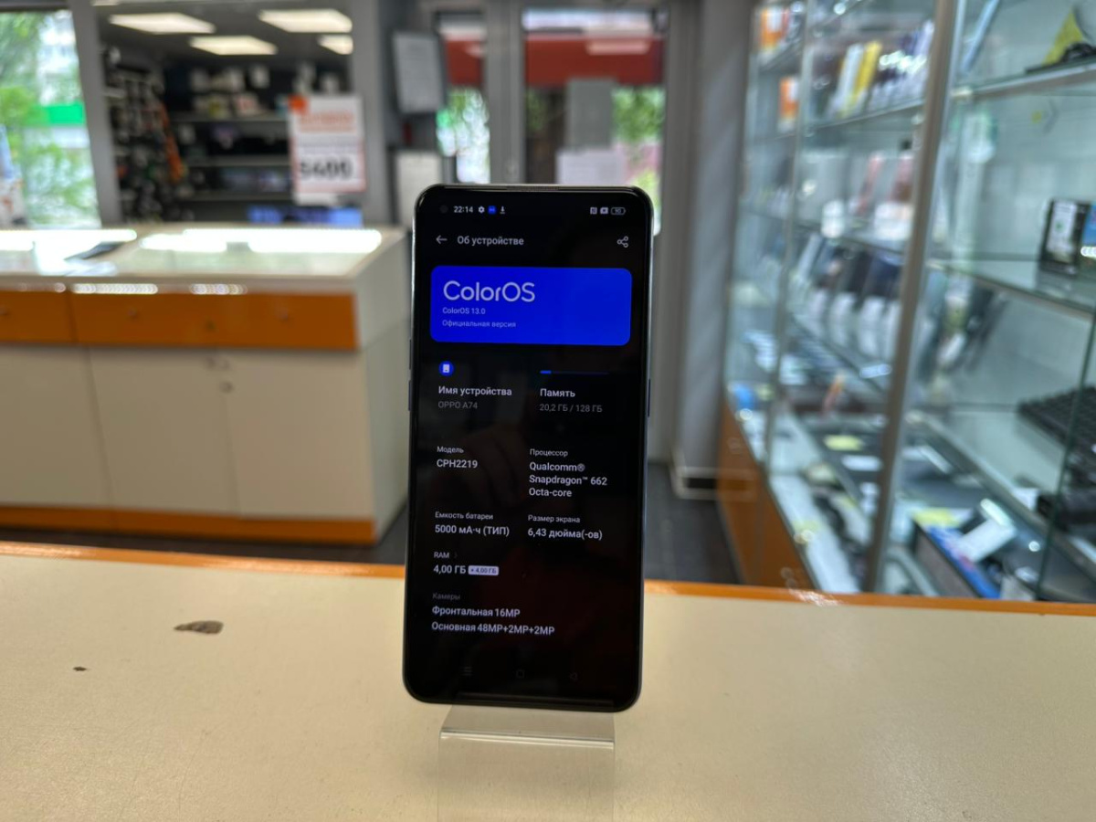 Смартфон Oppo A74