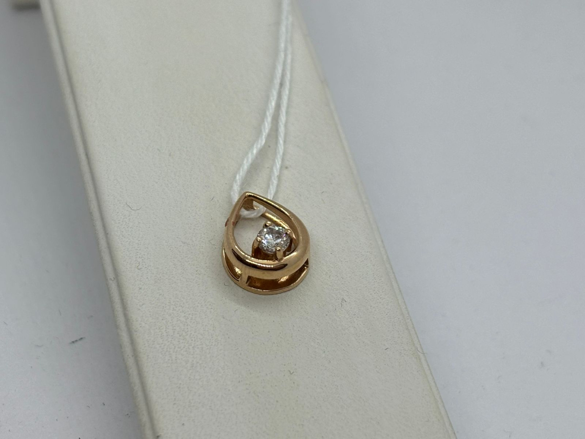 ПОДВЕСКА С КАМНЕМ (Au 585)