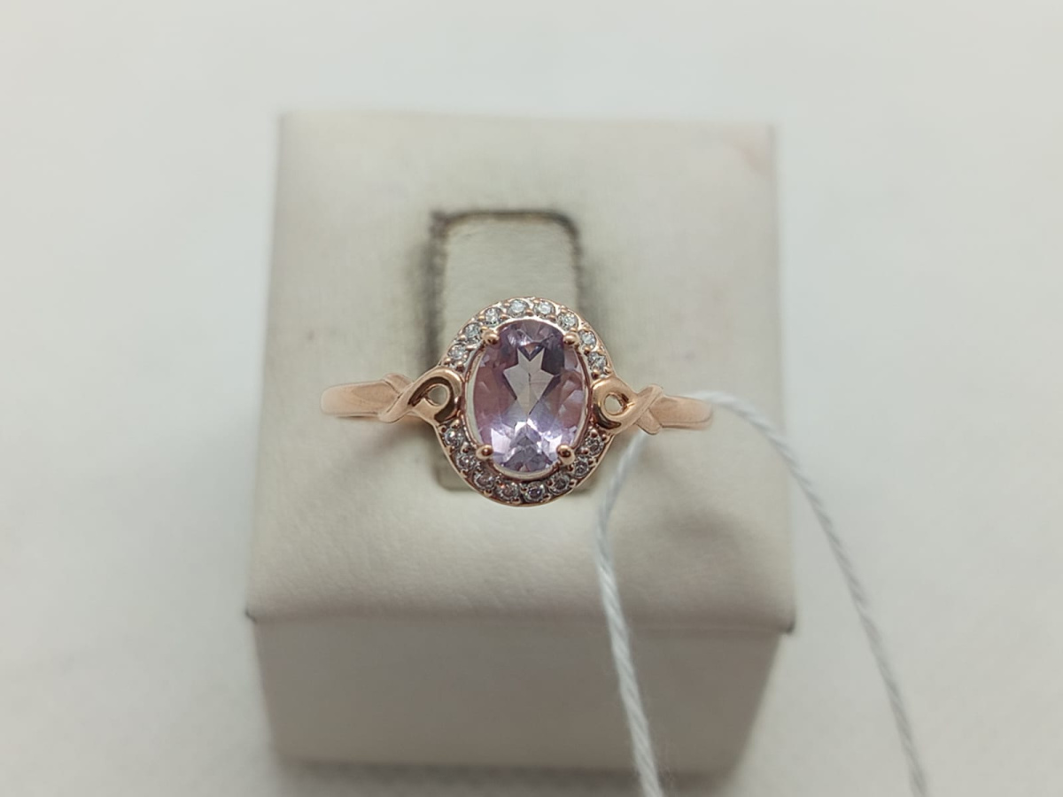 КОЛКМИ585 КОЛЬЦО С КАМНЯМИ (Au 585)