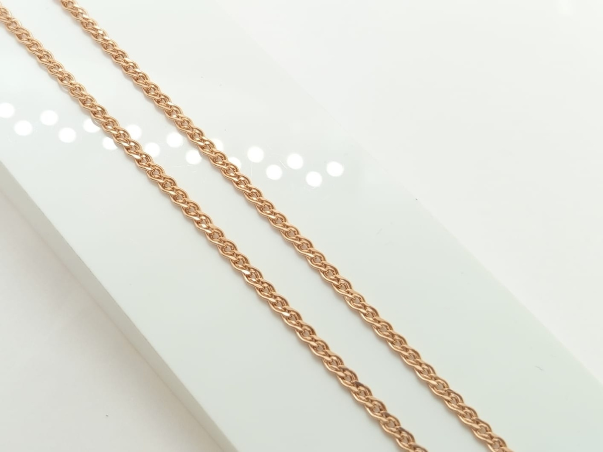 8050155П-40 ЦЕПЬ ПУСТОТЕЛАЯ Нона (Au 585)