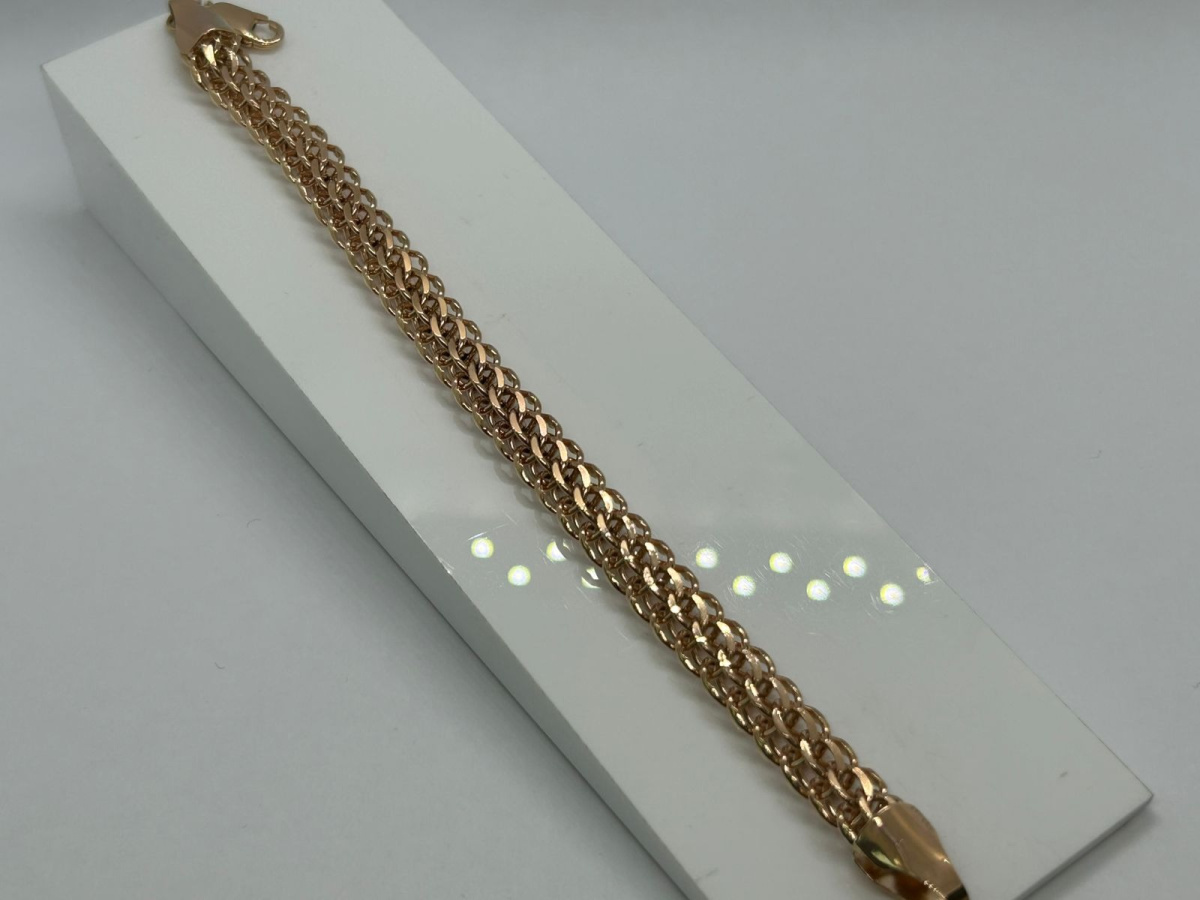 БРАСЛЕТ ПОЛНОВЕСНЫЙ Итальянка Au 585