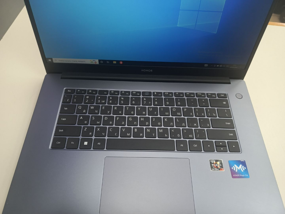 Ноутбук Honor; Ryzen 7 5700U, AMD Radeon (TM) Graphics, 16 Гб, 512 GB, Нет