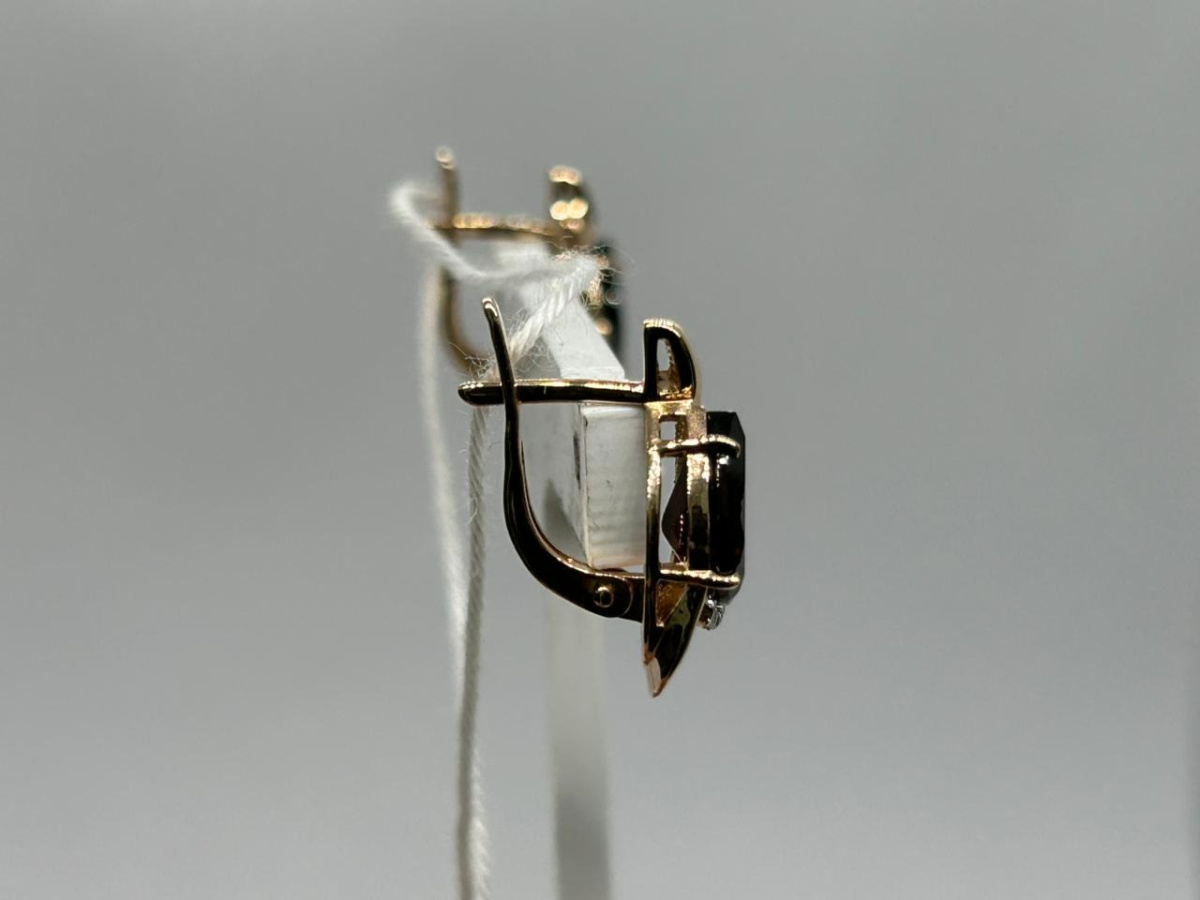 СКМИ585 СЕРЬГИ С КАМНЯМИ (Au 585)