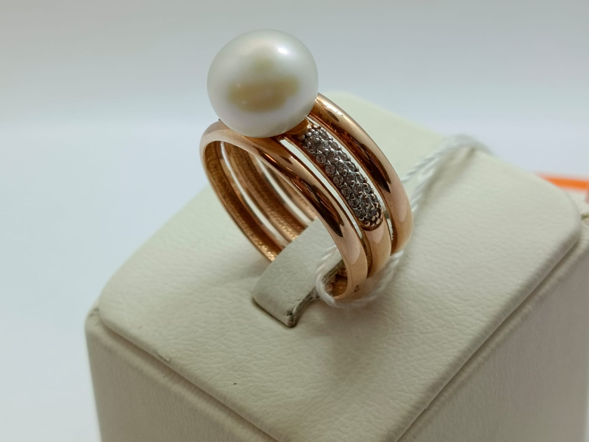 КОЛКМИ585 КОЛЬЦО С КАМНЯМИ (Au 585)