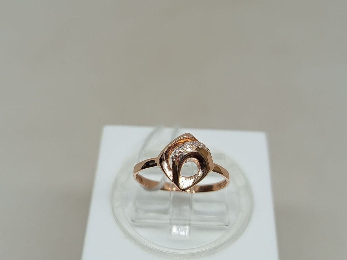 КОЛКМИ585 КОЛЬЦО С КАМНЯМИ (Au 585)