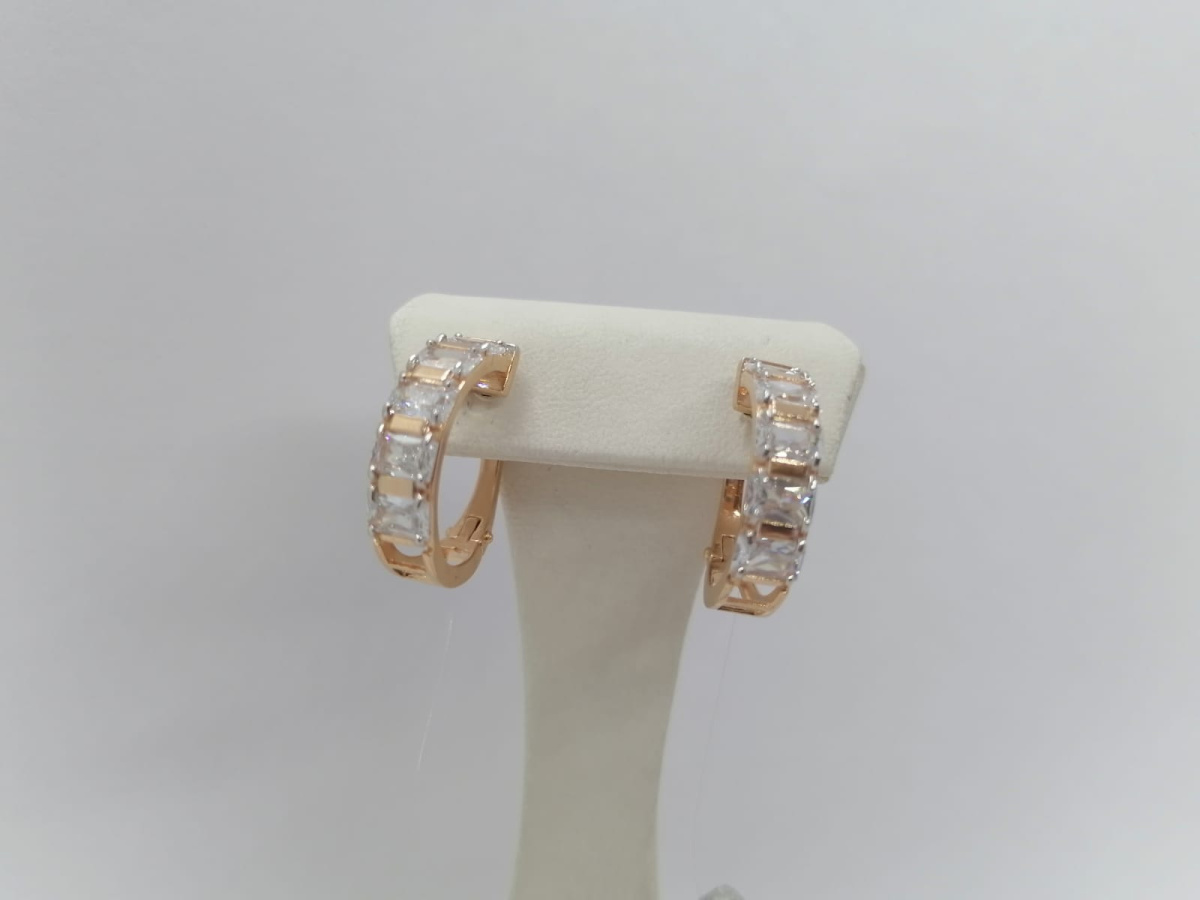 СЕРЬГИ С КАМНЯМИ (Au 585)