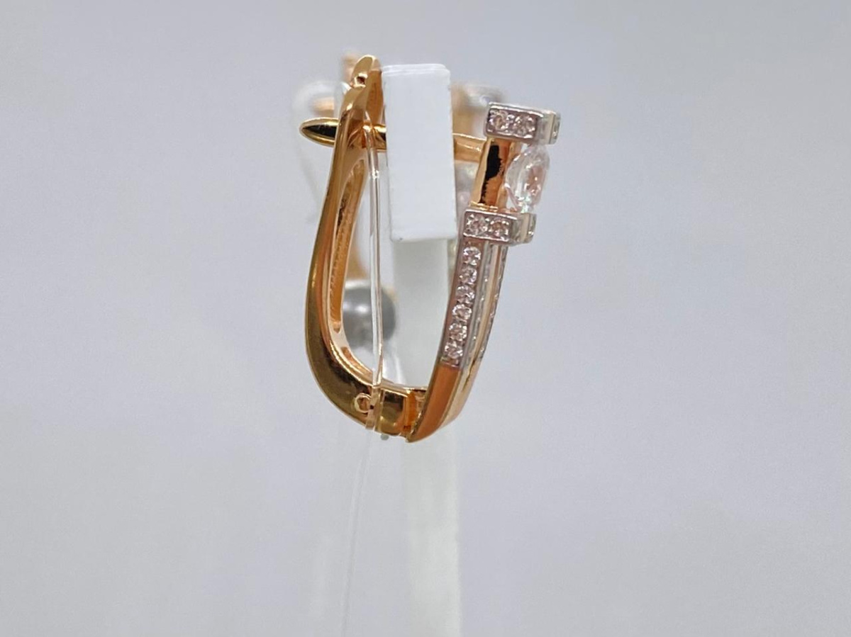 СЕРЬГИ С КАМНЯМИ (Au 585)