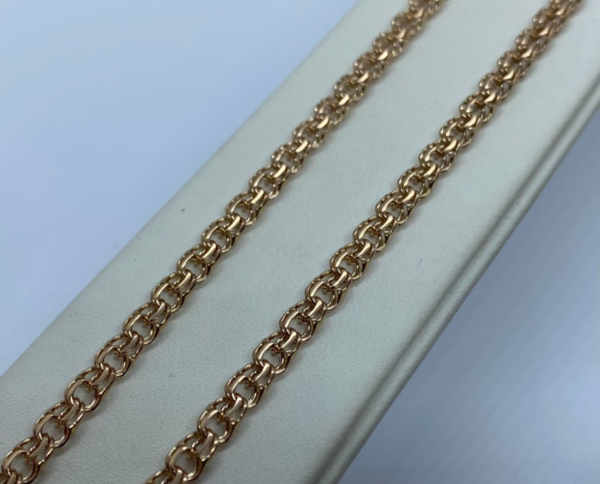 ЦЕПЬ ПОЛНОВЕСНАЯ Бисмарк (Au 585)