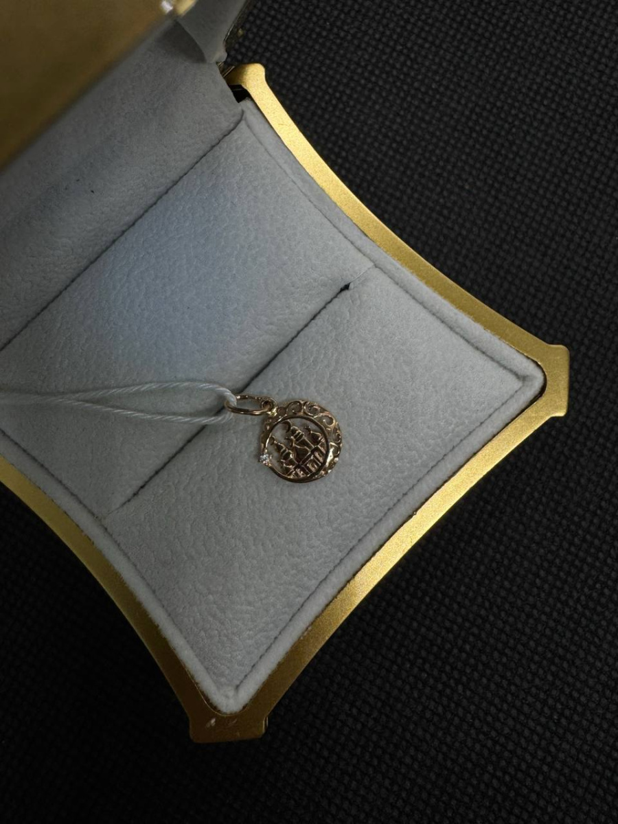 ПОДВЕСКА МЕЧЕТЬ С КАМНЕМ (Au 585)