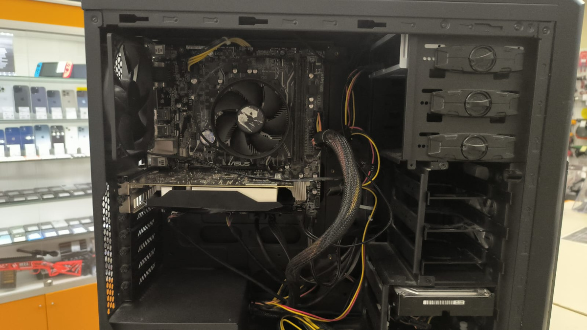 Системный блок Deepcool; Ryzen 5 1600, GeForce GTX 1050 Ti, 8 Гб, Нет, 1 Tb