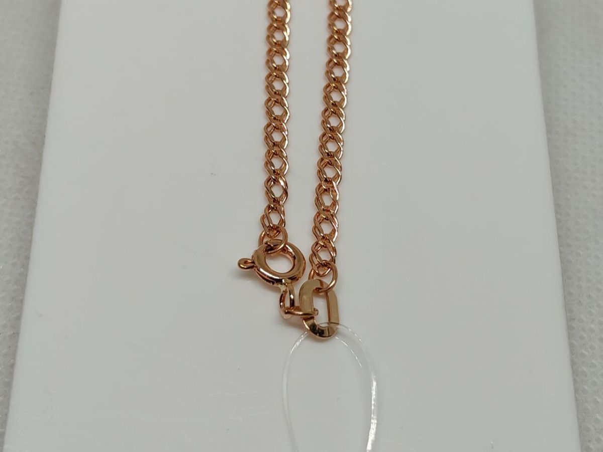 НЦ 12-076ПГ ЦЕПЬ ПУСТОТЕЛАЯ Ромб двойной (Au 585)