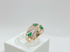 КОЛЬЦО С КАМНЯМИ (Au 585)